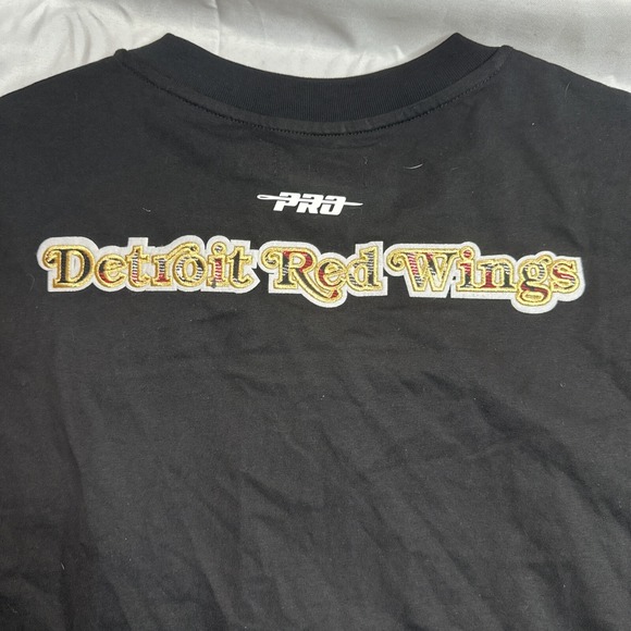 NEW Pro Standard NHL Detroit Red Wings Men's Black Pro Prep XL Crew Neck Shirt - Picture 14 of 14